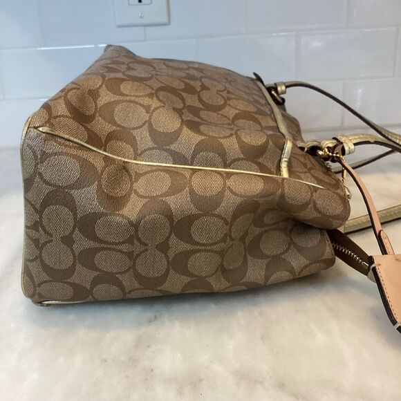 Coach Peyton Signature Jordan Double Zip Carryall - Picture 10 of 16